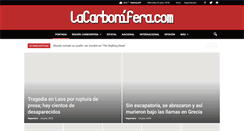 Desktop Screenshot of lacarbonifera.com